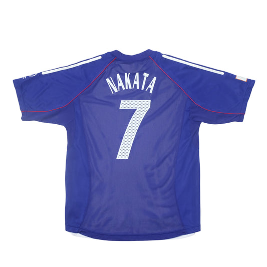 2002/04 Japan Home Shirt Adidas Nakata (L/XL)