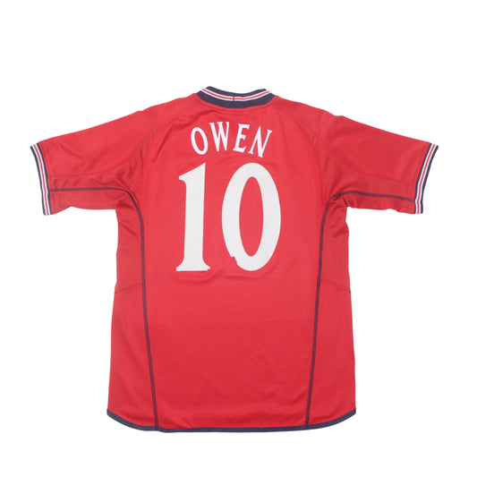 2002/04 England Home Shirt Umbro Owen (M/L)