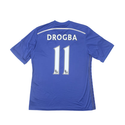 2008/09 Chelsea Home Shirt Adidas Drogba (M/L)