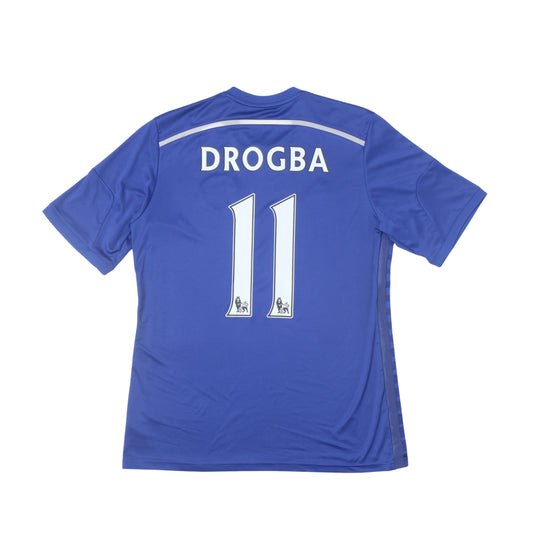 2008/09 Chelsea Home Shirt Adidas Drogba (M/L)