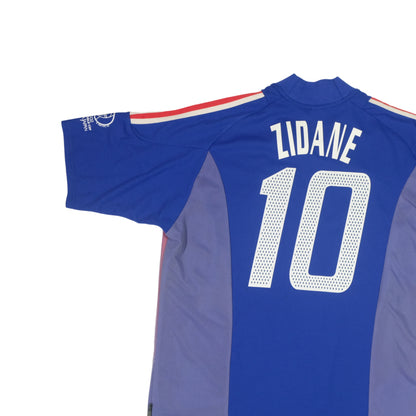2002/2004 France Home Shirt Zidane Adidas