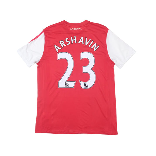 Red sports jersey with 'Arshavin 23' on a white background