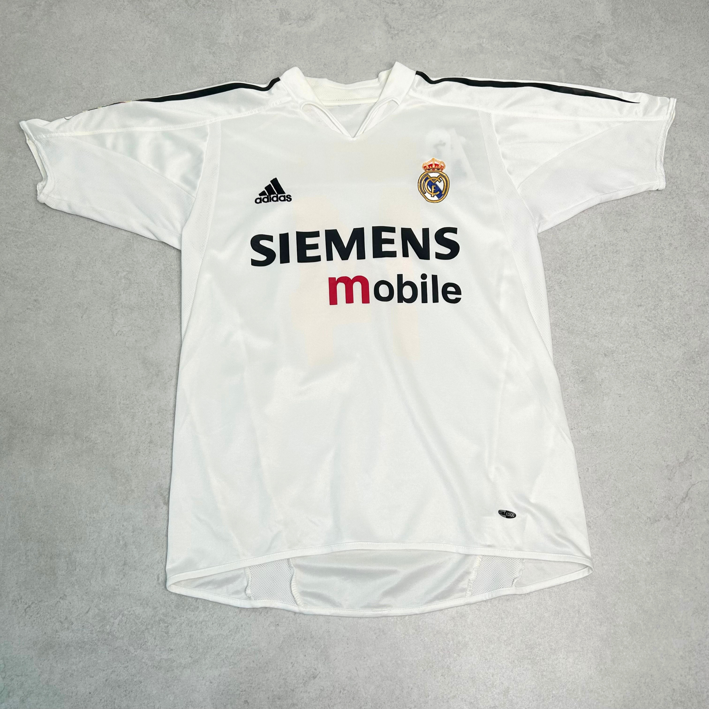 2004/05 Real Madrid Home Shirt Adidas Guti (M)
