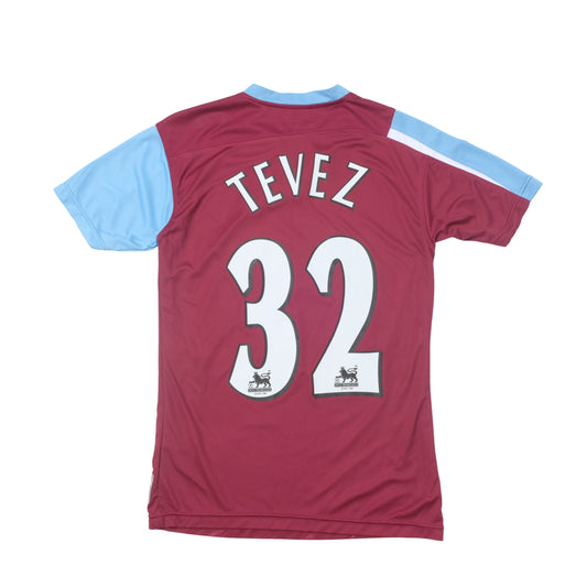 2005/07 West Ham Home Shirt Reebok Tevez (S)