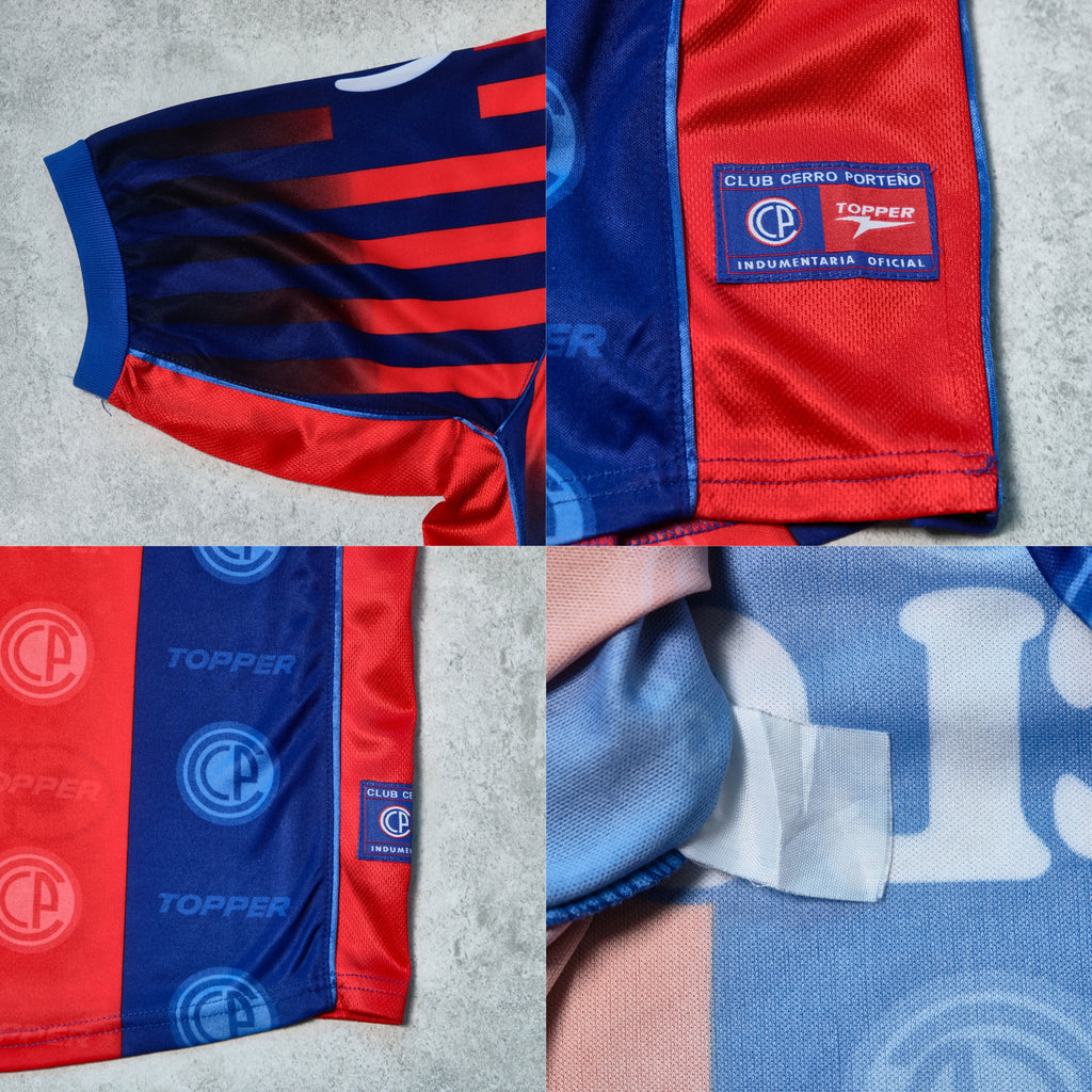 2001/02 Cerro Porteño (Paraguay) Home Shirt Topper (L/XL) 