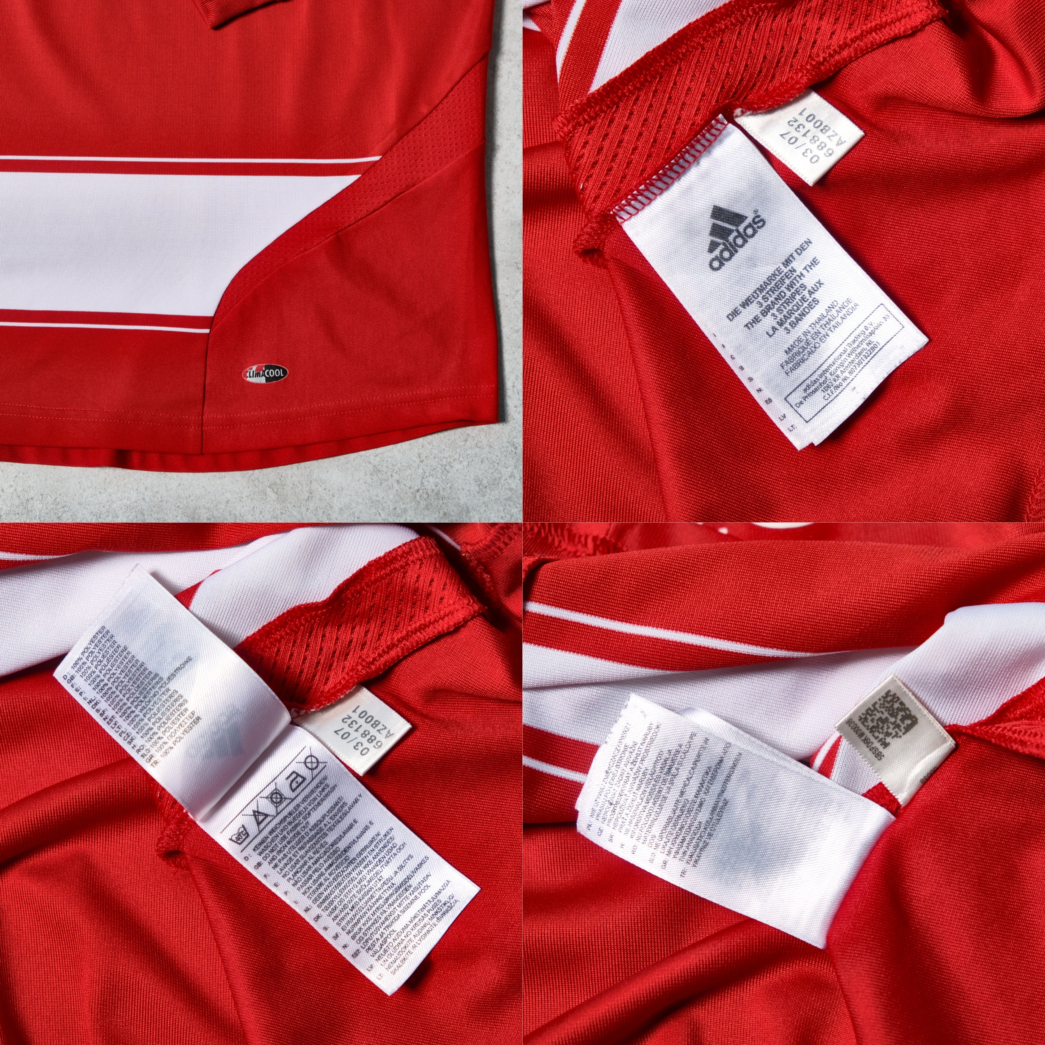 2007/08 Bayern Munich Home Shirt Adidas (L/XL)