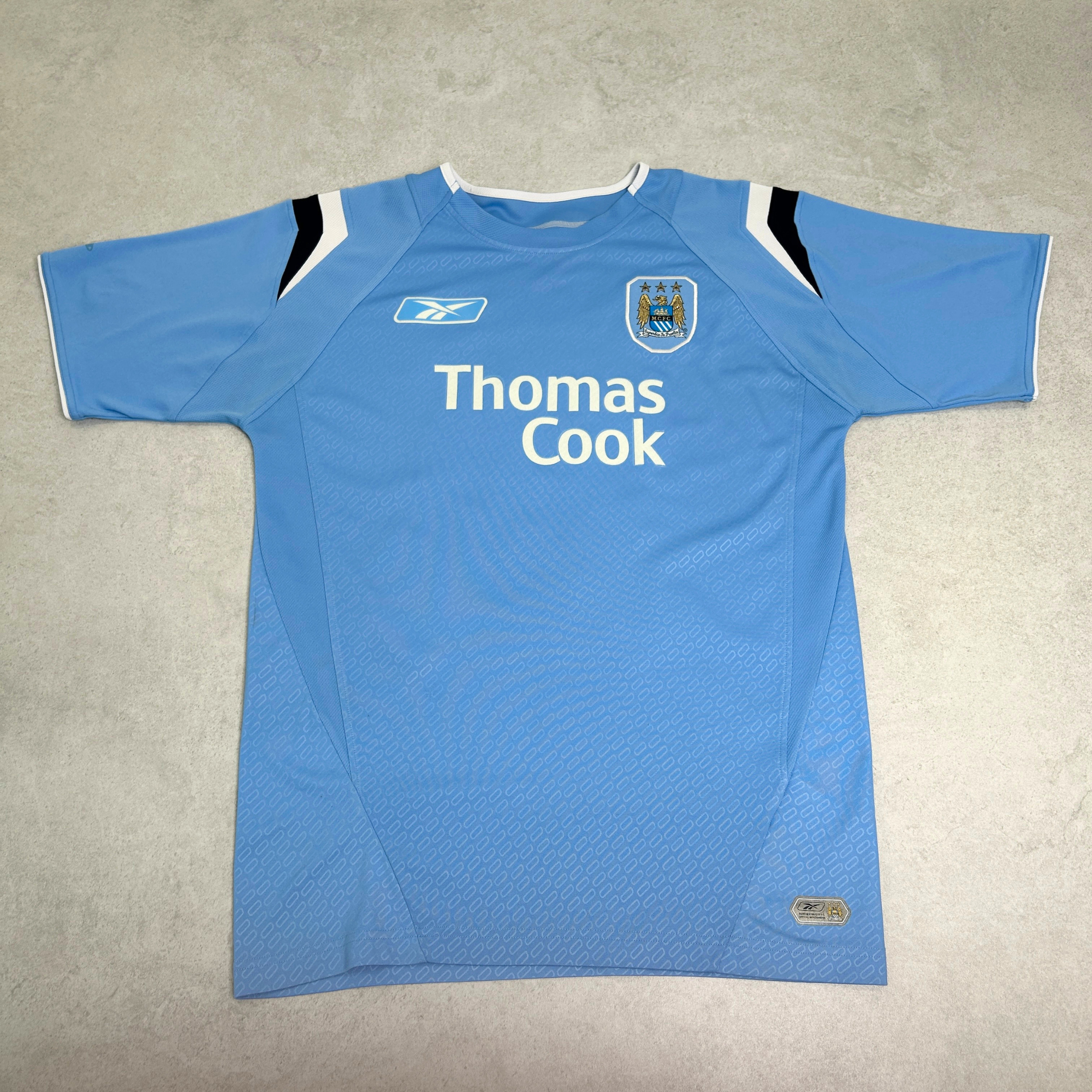 2004/06 Manchester City Home Shirt Reebok Anelka (M)