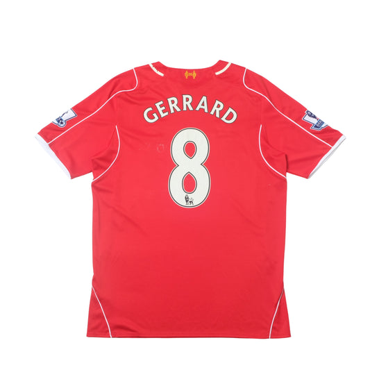 2014/15 Liverpool Home Shirt Warrior Gerrard (L) 