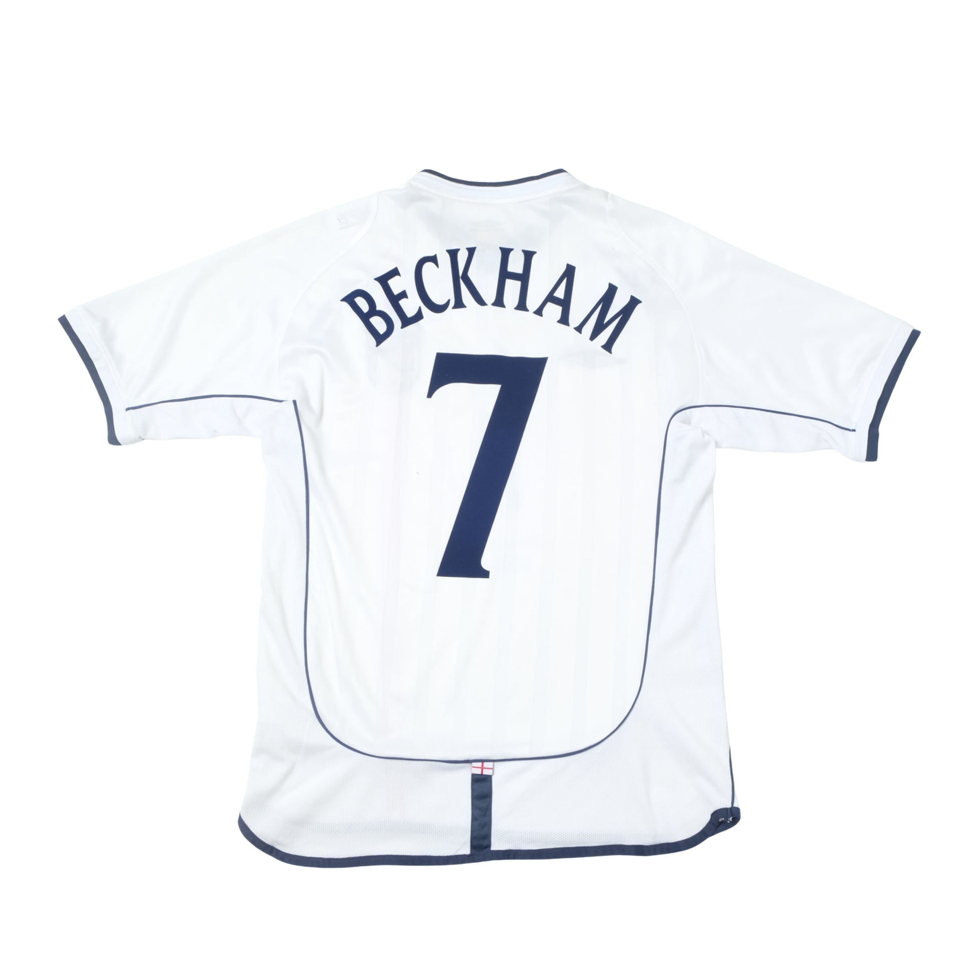 2002/04 England Home Shirt Umbro Beckham (M/L)