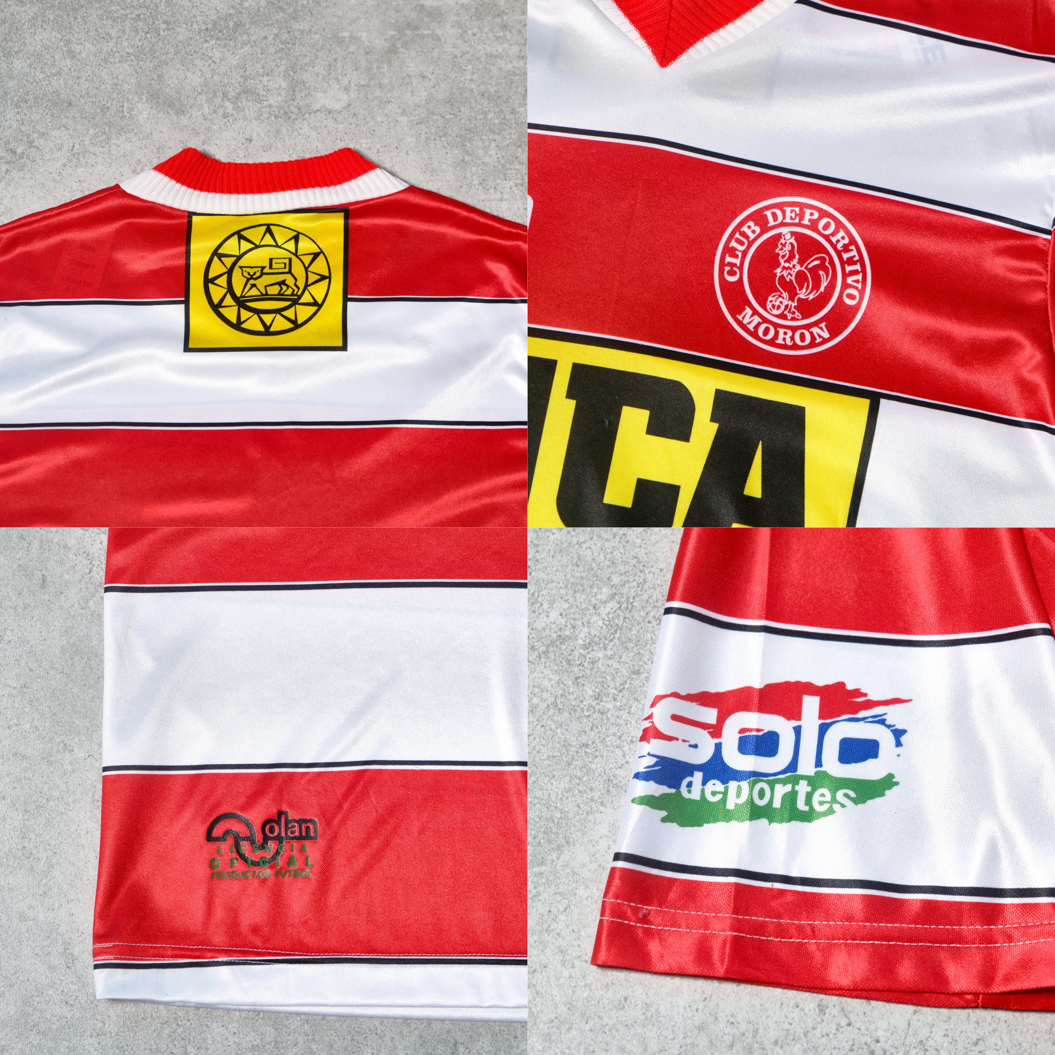 1995/96 Deportivo Morón (Argentina) Home Shirt Olan (L)