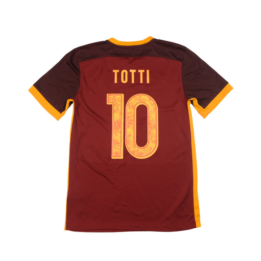 2015/16 Roma Home Shirt Totti Kappa (S) 