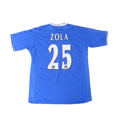 2003/05 Chelsea Home Shirt Umbro Zola (L)