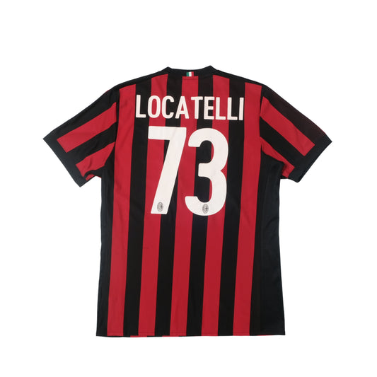 2017/18 AC Milan Home Shirt Adidas Locatelli (M)