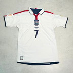 2004s England Home Shirt Umbro Beckham (S/M)