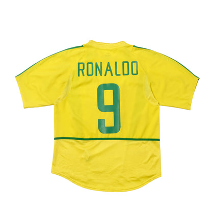 2002/04 Brazil Home Shirt Nike Ronaldo (M)
