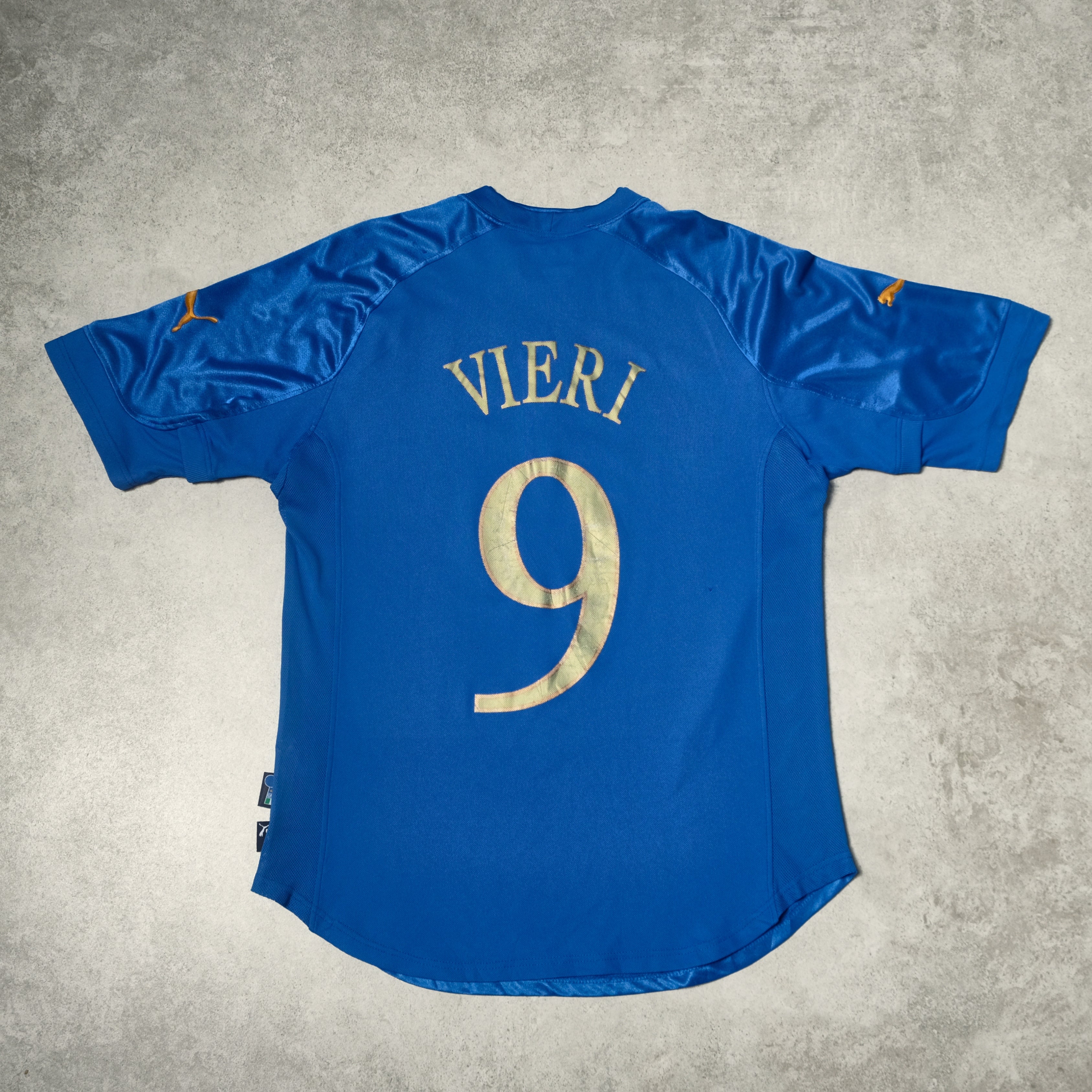2004/06 Italy Home Shirt Puma Vieri (L/XL)