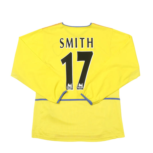 2002/03 Leeds United Away Shirt Kappa Smith (L)