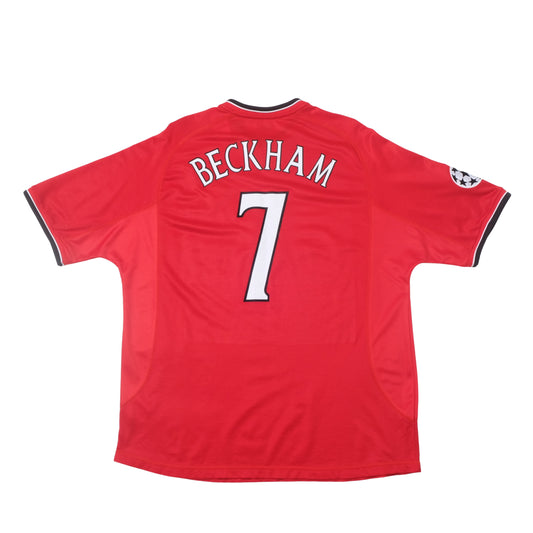 2000/02 Manchester United Home Shirt Umbro Beckham (XXL)