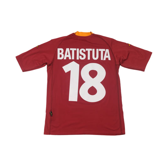 2000/01 Roma Home Shirt Kappa Batistuta (S)