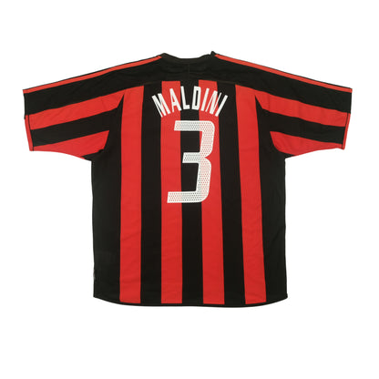 AC Milan Italy Maldini 2003/2004 Original Adidas Home Football Shirt (L)