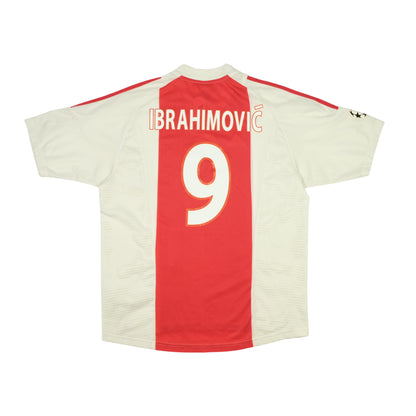 Ajax Adidas Ibrahimovic 2002/2003 Home Football Shirt Large