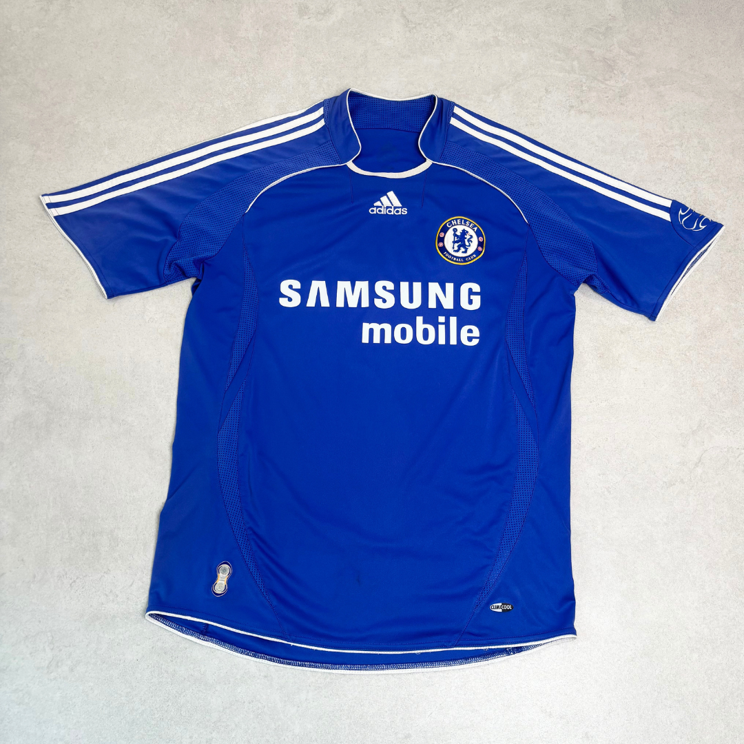 2006/08 Chelsea Home Shirt Adidas Drogba (L)