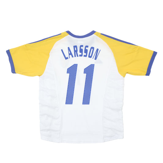 2002/03 Sweden Home Shirt Adidas Larsson (M)