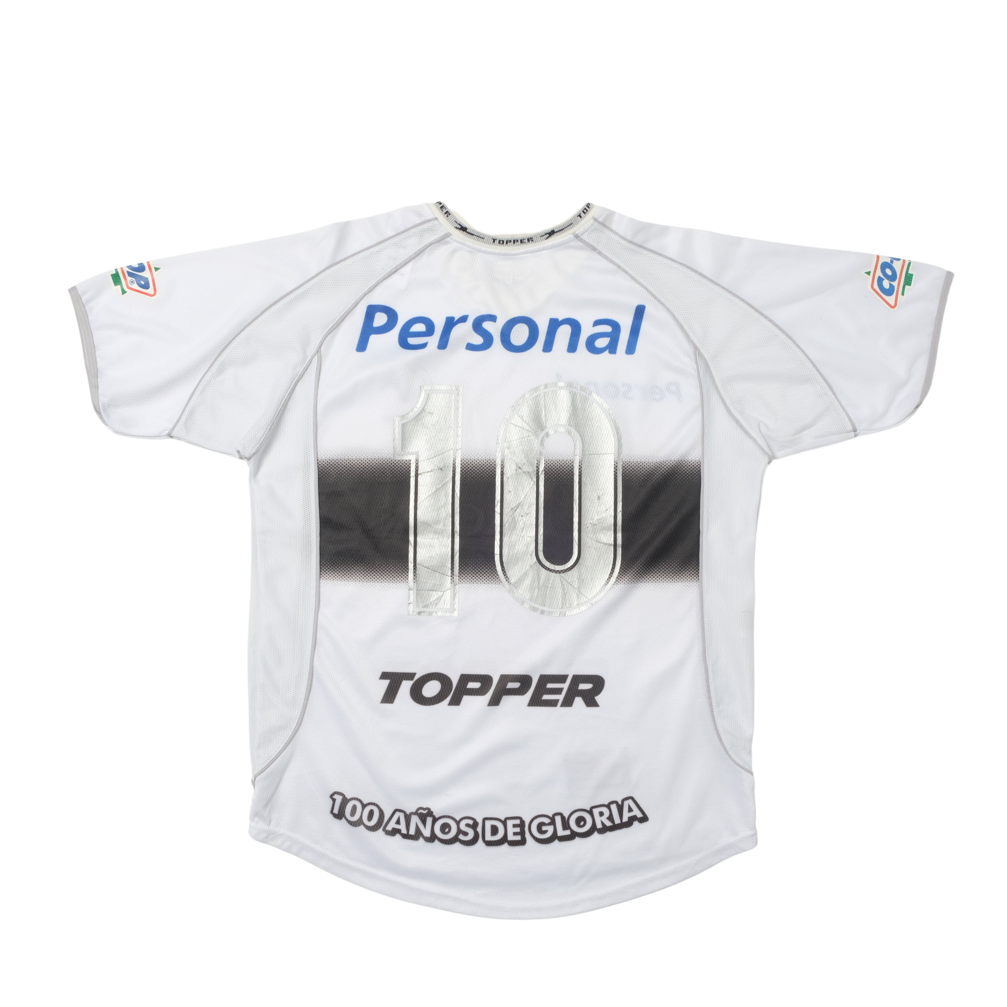 2002 Club Olimpia (Paraguay) Centenary Home Shirt Topper (M)