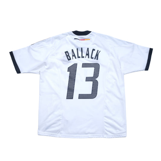 2002/03 Germany Home Shirt Adidas Ballack (L)