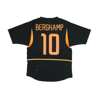 Holland/Netherlands Bergkamp Nike 2002/2004 Original Away Football Shirt Medium