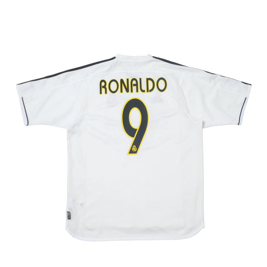 2003/04 Real Madrid Home Shirt Adidas Ronaldo (XL)