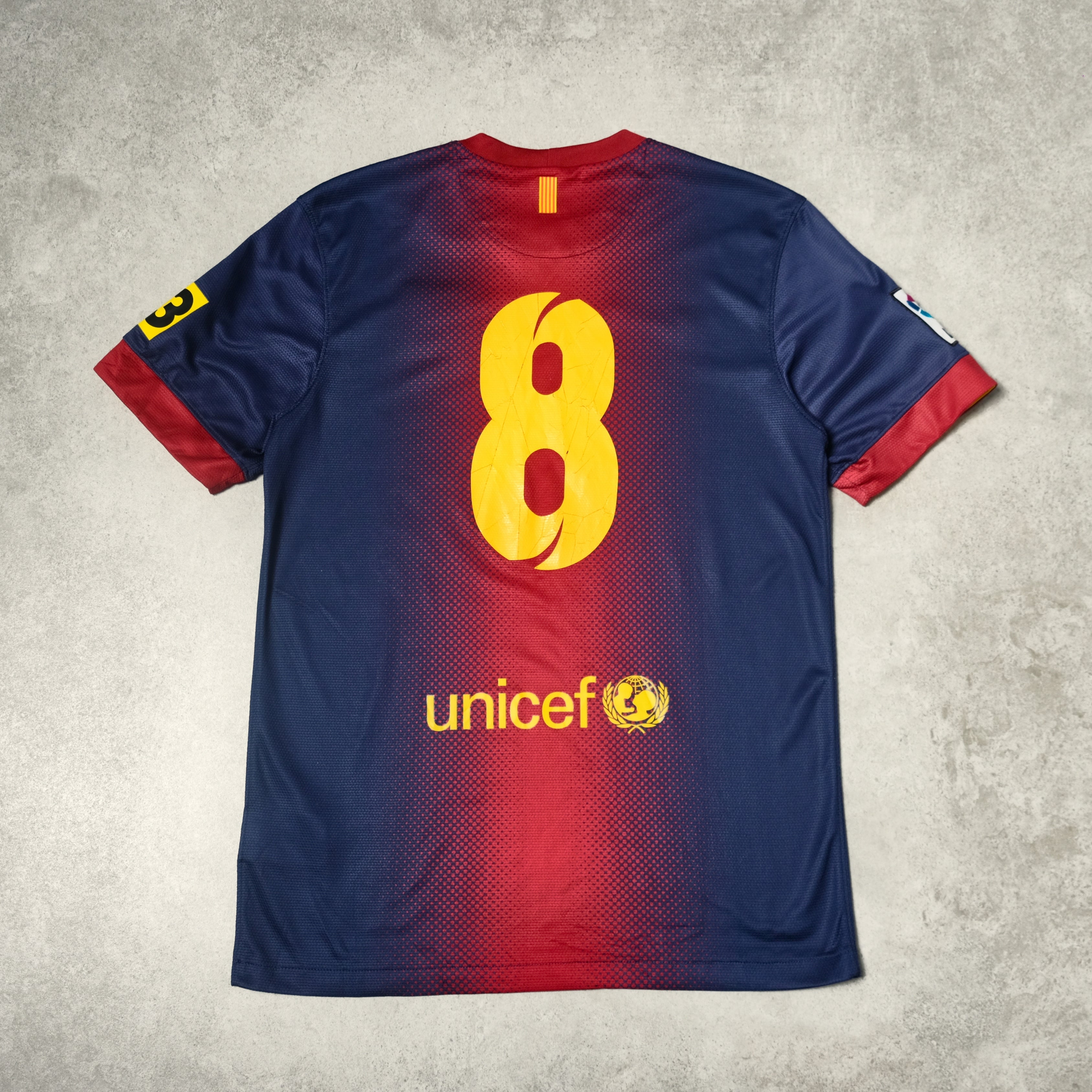 2012/13 Barcelona Home Shirt Nike Iniesta (M)