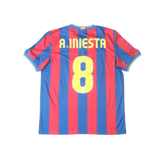 2009/10 Barcelona Home Shirt Iniesta Nike 