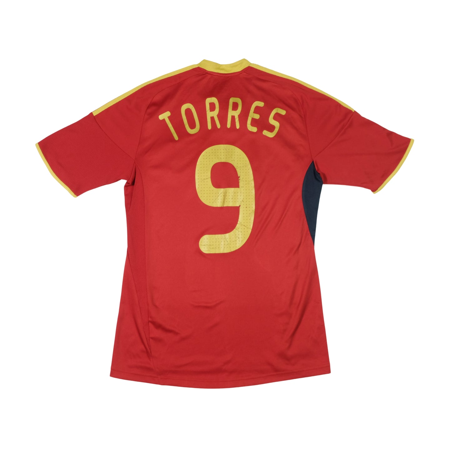 Spain Vintage Torres 9 Adidas 2009 Football Shirt Small