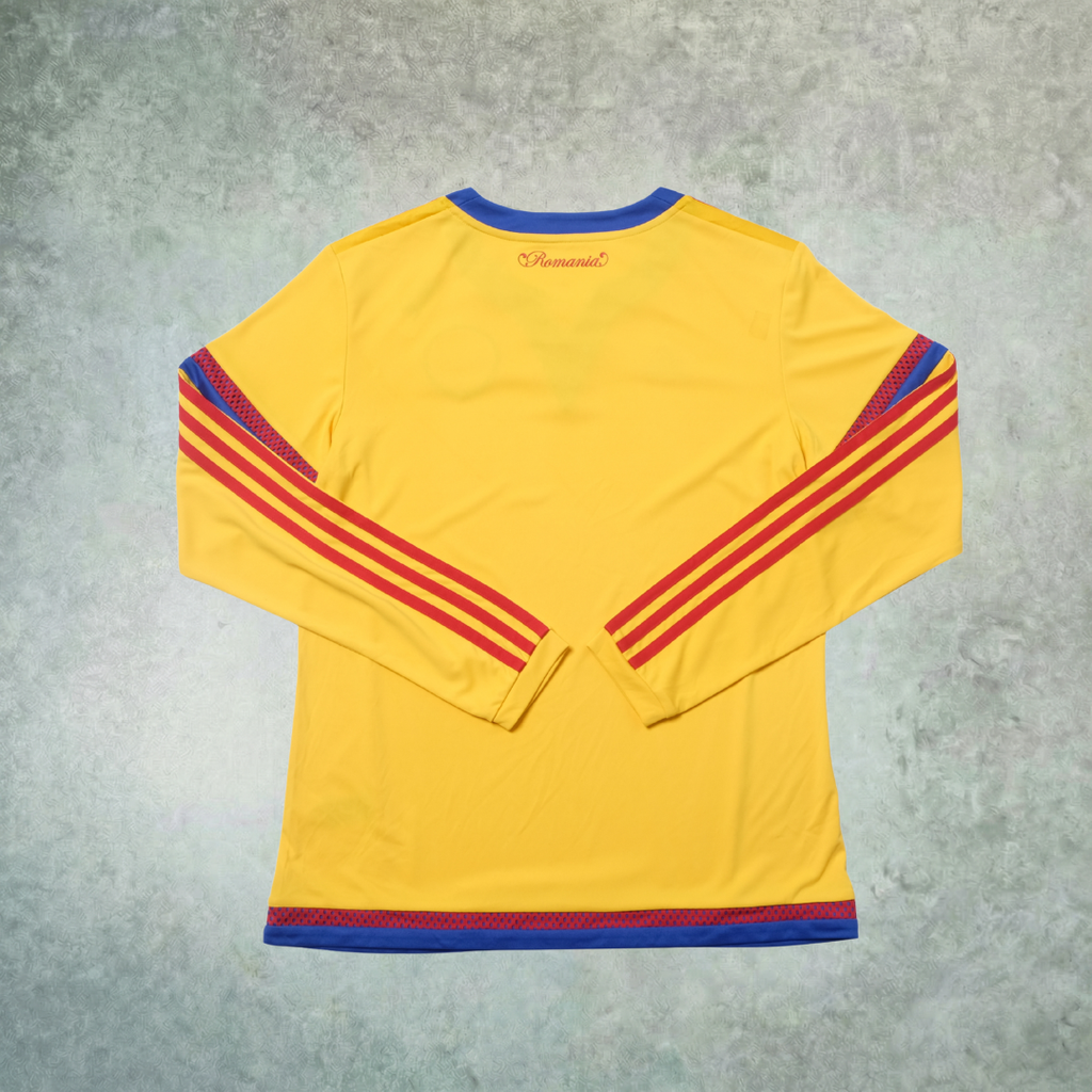 2014 Romania World Cup Qualifier Home Shirt Adidas (S)