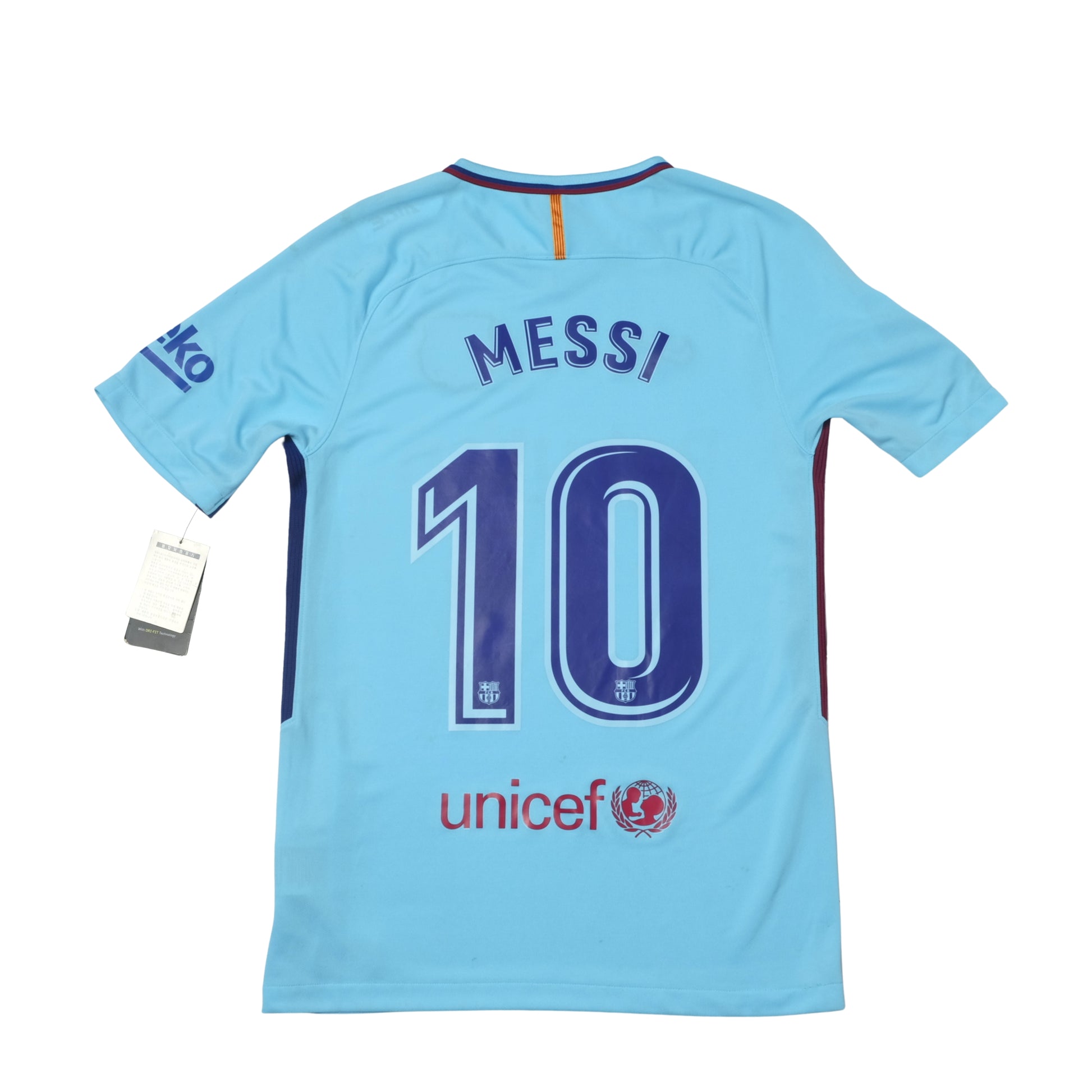 2017/18 Barcelona Away Shirt Nike Messi BNWT (S/M)