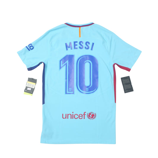 2017/18 Barcelona Away Shirt Nike Messi BNWT (S/M)