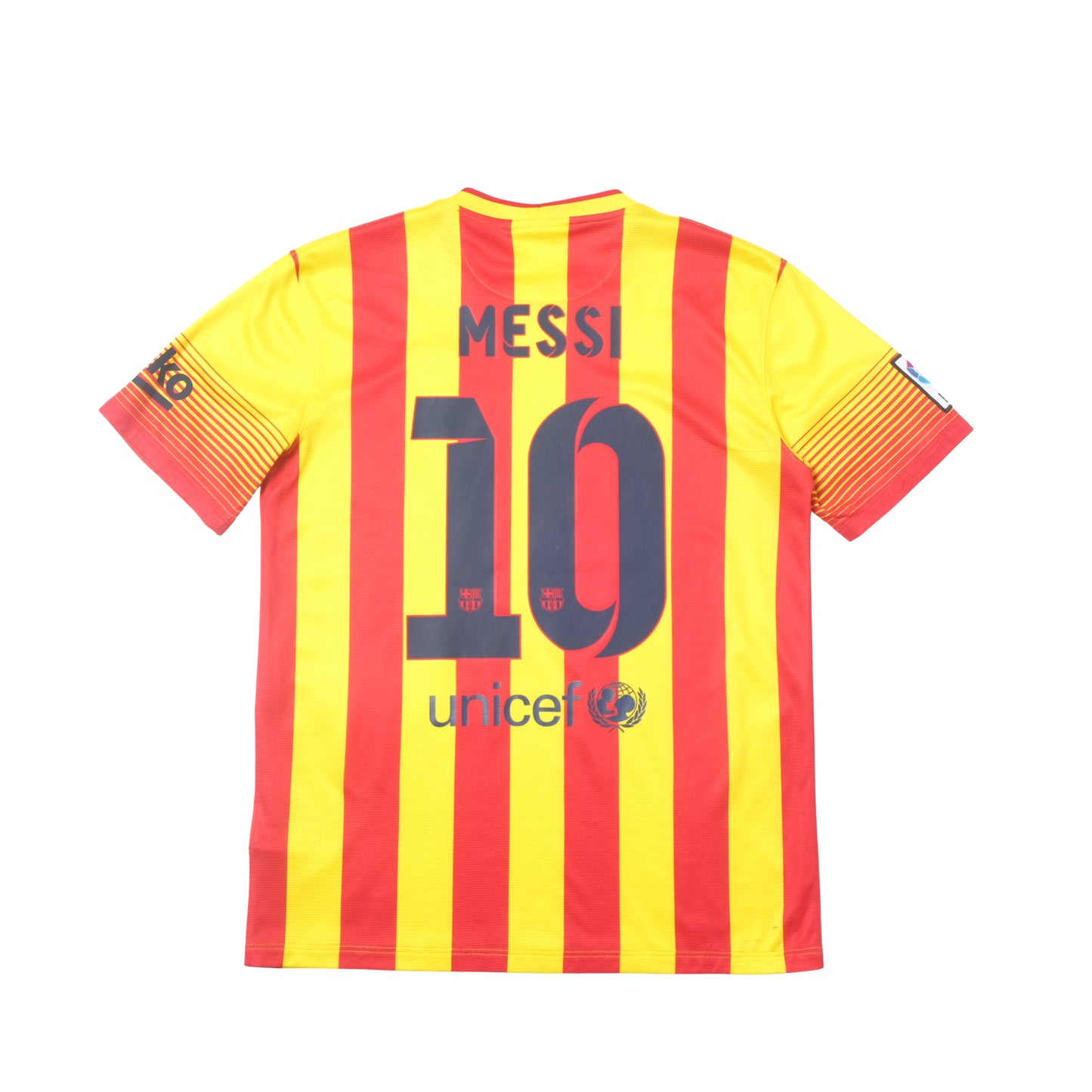 2013/14 Barcelona Away Shirt Messi Nike (M/L)