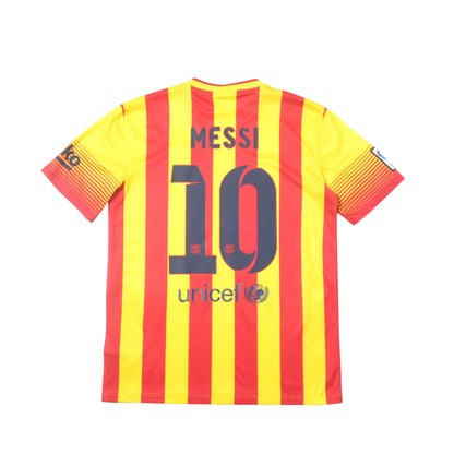2013/14 Barcelona Away Shirt Messi Nike (M/L)