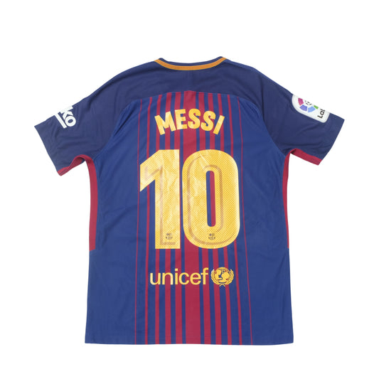 2017/18 Barcelona Home Shirt Nike Messi (M/L)