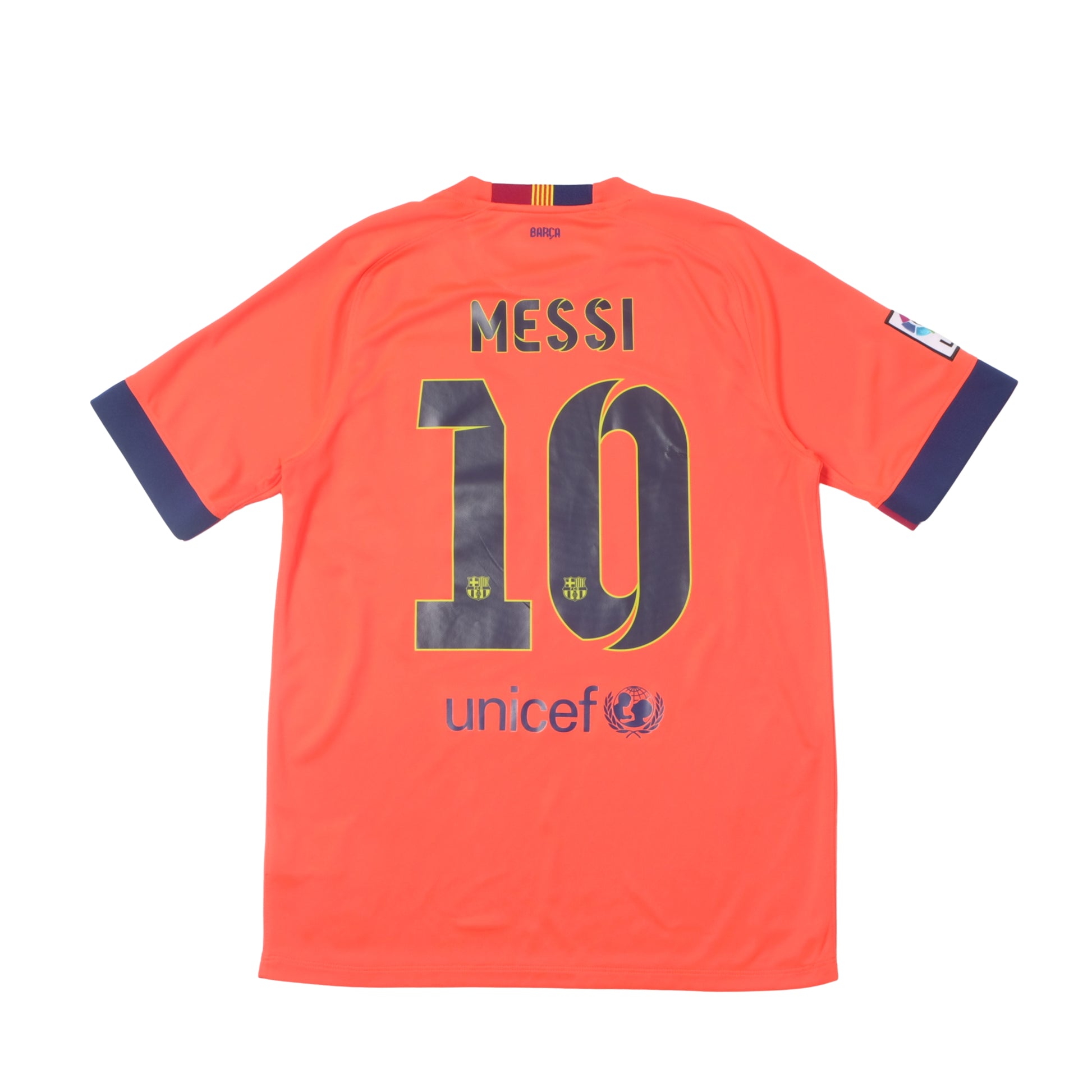 2014/15 Barcelona Away Shirt Nike Messi (M/L)