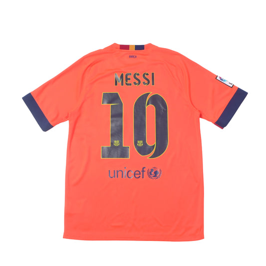 2014/15 Barcelona Away Shirt Nike Messi (M/L)