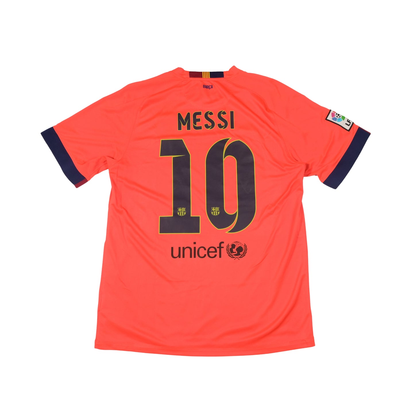 2014/15 Barcelona Away Shirt Messi Nike (M/L)