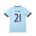 2014/15 Manchester City Home Shirt Nike David Silva (S)
