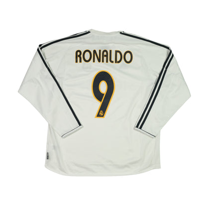 Real Madrid Original Ronaldo 2003/2004 Adidas Home Football Shirt Large