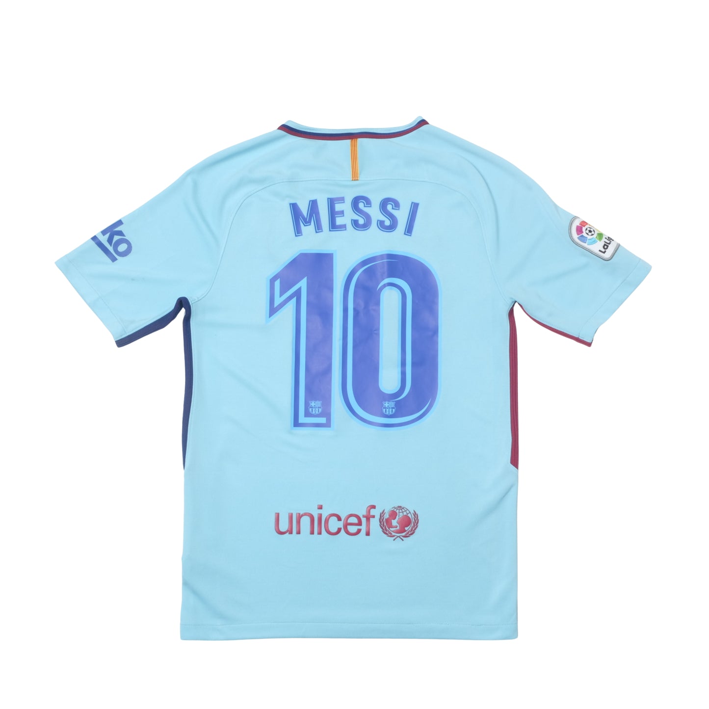 2017/18 Barcelona Away Shirt Nike Messi (S)