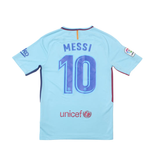2017/18 Barcelona Away Shirt Nike Messi (S)