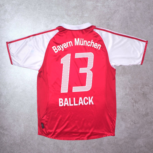 2003/04 Bayern Munich Home Shirt Adidas Ballack (M/L)
