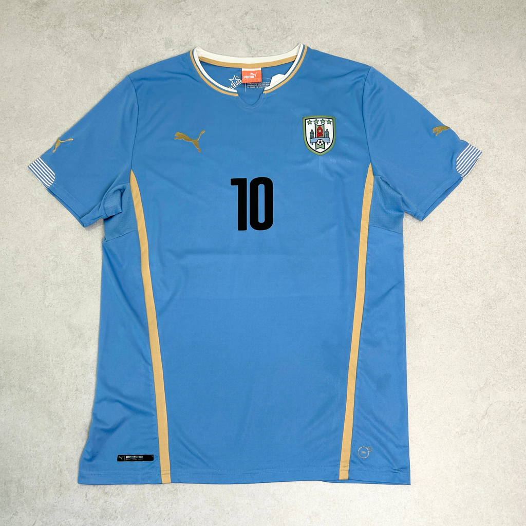 2014 Uruguay Home Shirt Puma Forlán (L)