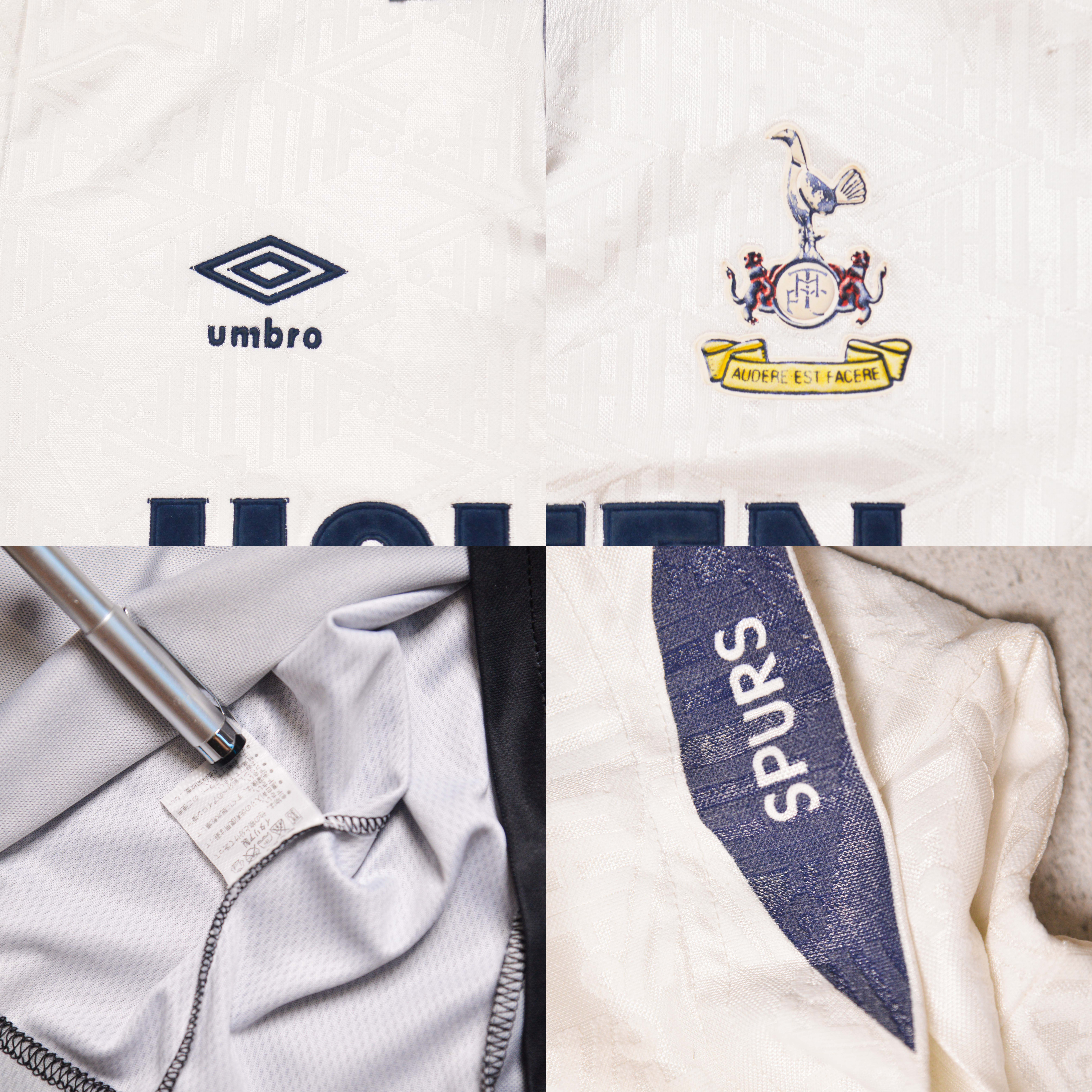 1991/93 Tottenham Hotspur Home Shirt Umbro (M)
